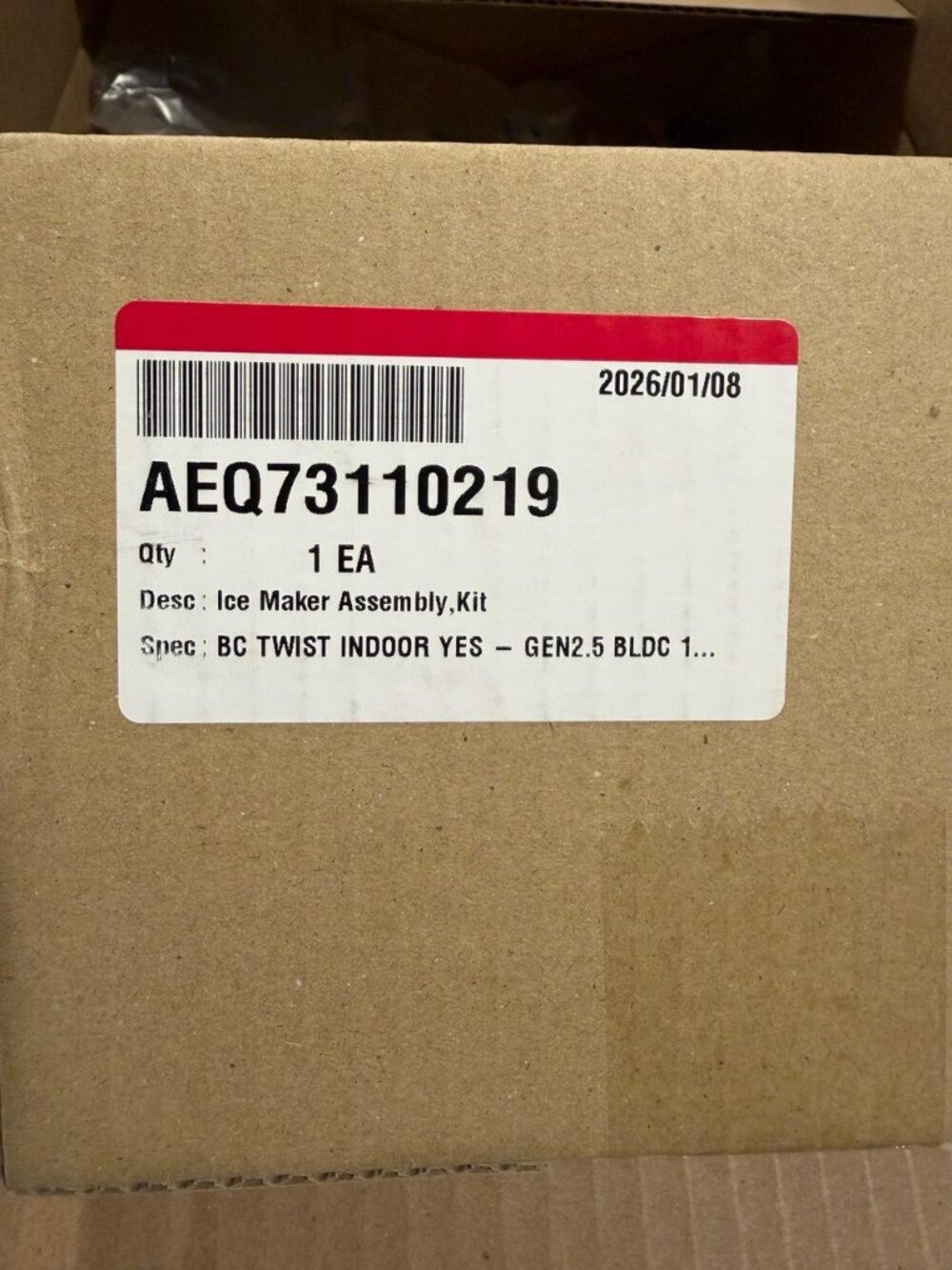 AEQ73110219 LG Ice Maker Assembly, KIt BRAND NEW OEM